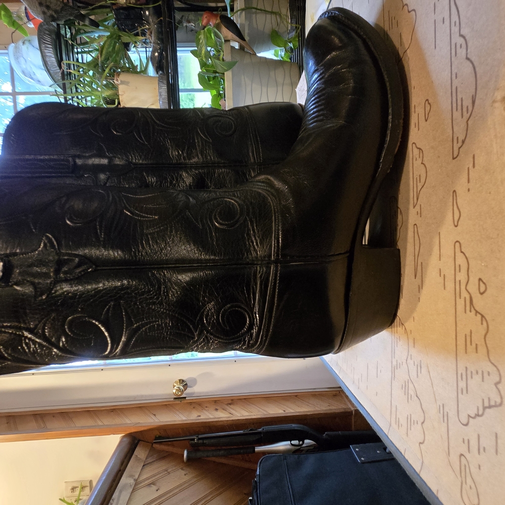 Black Western Cowboy Boots - Picture 5 of 5